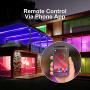 Led Strip Lights, Xpreen RGB led Strip Lights 32.8ft Bluetooth with Remote, App Control, Wired Control LED Lights, 7 Scenes Mode Multicolor LED Lights Color Changing for Bedroom