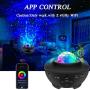 Star Projector Night Light Ocean Wave Projector w/LED Nebula Cloud Works with Alexa, Google Home, Night Light Ambiance with Music Speaker for Kids Adults Bedroom Party Birthday Wedding Home Theatre