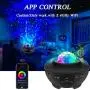 Star Projector Night Light Ocean Wave Projector w/LED Nebula Cloud Works with Alexa, Google Home, Night Light Ambiance with Music Speaker for Kids Adults Bedroom Party Birthday Wedding Home Theatre
