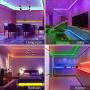 Led Strip Lights Reemeer Led Lights Strip 32.8ft App Controlled and Remote Led Lights for Bedroom Kitchen Party