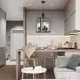 VINLUZ Industrial Pendant Lighting Black 3-Light Kitchen Island Chandeliers Modern with Clear Glass Shade, Foyer Farmhouse Lighting Fixture Ceiling Hanging for Dining Room Entryway