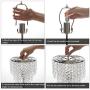 Xydstay Crystal Table Lamp, 3 Way Dimmable Bedside Touch Lamp Decorative Modern Lamp with USB Charging Port Elegant Beautiful Nightstand Lamp for Bedroom Living Room Office （LED Bulb Included)