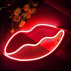 LED Strip Lights, A-1ux 3.28FT Shapeable Neon Signs LED Neon Light Strips Silicone Waterproof case, DIY Neon Art Decorative Lights Wall Decor for Bedroom/Wedding/Holiday/Party/Bar Decoration-(Red)