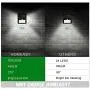 Solar Lights Outdoor 100 LED Solar Motion Sensor Wall Lights Wireless Solar Powered IP65 Waterproof Solar Security Lights for Porch Garden Yard Fence Patio Deck (4-Pack)
