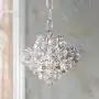 Essa Chrome Crystal Mini Pendant Light 8'' Wide Modern Fixture for Kitchen Island Dining Room - Vienna Full Spectrum