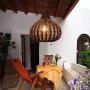 Modern Weave Wicker Hanging Lamp -KWOKING Lighting 1 Light Indoor Lighting Fixture Gourd Rattan Pendant Chandelier Natural Woven Light for Hallway Dining Room - 14''Width