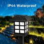Otdair Solar Path Lights Outdoor - Waterproof LED Solar Pathway Lights Outdoor for Yard, Garden, Path, Landscape, Patio, Walkway, 12 Pack