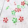 XIWU Christmas Candy String Lights 10ft 40LEDs Sweet String Lights Battery Operated with The Remote &Timer for Bedroom Indoor Outdoor Warm White Ambiance Lighting for Patio Wedding Christmas Décor