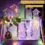 Fairy Lights Multicolor Outdoor String - Lights 80Ft 200 LED Christmas tree Lights,Room Lights Color Changing White Christmas Light,Fairy Lights with Remote&Timer for Easter Pastel,Party,Wedding