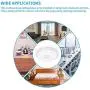SOOTOP LED Music Ceiling Light, Imitating Crystal Border with Bluetooth Speaker Ceiling Crystal Lamp for Living Room Bedroom, Dimmable White Warm Light RGB Color Changing SOOTOP LED Music Ceiling Light, Imitating Crystal Border with Bluetooth Speaker Ceiling Crystal Lamp for Living Room Bedroom, Dimmable White Warm Light RGB Color Changing