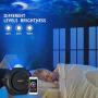 Jomst Star projector,3 in 1 Ocean Wave,Moon and Star Night Light Projector,with Intelligent Control,Timing setting,6 Lighting Colors,Manual and Wifi Mode for Party, Bedroom, Living Room (Black)