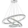 KROSON Crystal Chandelier Modern Led Chandelier Dining Room and Bedroom Chandelier Foyer Lighting Adjustable Ceiling Pendant Lighting Cool White 3 Rings Chandeliers KROSON Crystal Chandelier Modern Led Chandelier Dining Room and Bedroom Chandelier Foyer Lighting Adjustable Ceiling Pendant Lighting Cool White 3 Rings Chandeliers