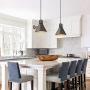 Zeyu Pendant Light Oil Rubbed Bronze, 1-Light Farmhouse Hanging Light for Kitchen Island, ZY26-M1L ORB