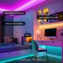 32.8ft/10M LED Strip Lights, GOADROM Smart RGB LEDs Light Rope Lights Music Sync DIY Colors Changing Timing with Remote + APP Bluetooth Controller for Bedroom Home TV Party Christmas