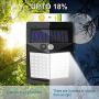 Solar Lights Outdoor, [6 Pack/3 Modes/50LED] SEZAC Motion Sensor Security Lights Solar Security Lights IP 65 Wireless Waterproof Outdoor Lights for Garden Patio Yard Deck Garage Fence Pool