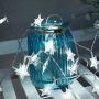 Koxly Star String Lights 49 Ft 100 LED 8 Modes Plug in Twinkle Light with Remote Control Fairy Lights for Bedroom Indoor Outdoor Christmas Xmas Tree Room Decor Warm White and Cool White