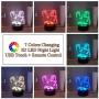 Naruto Anime LED Night Light, Nara Shikamaru, Hatake Kakashi Uchiha Itachi and Sasuke Touch Remote Bedroom Night Lamp for Boys, Kids Birthday Xmas Gift (Six Naruto, 5.12 inches)