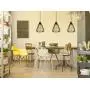 Industrial Plug in Pendant Light E26 Vintage Hanging Cage Pendant Lighting, Black Cage Pendant Light Fixture with On/Off Switch, Farmhouse Hanging Pendant Lights for Kitchen Dining Room Living Room