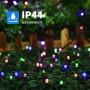 XTF2015 105ft 300 LED Christmas String Lights, End-to-End Plug 8 Modes Christmas Lights - UL Certified - Outdoor Indoor Fairy Lights Christmas Tree, Patio, Garden, Party, Wedding, Holiday (Colored)