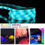 LED Strip Lights, SNIMICS 50FT/15M Music Sync RGB LED Strip 5050SMD Color Changing Rope Lights Flexible Tape Light Kit Bluetooth Controller+ 44 Key Remote LED Lights for Bedroom Home Party
