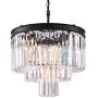 Zgear 7 Lights Luxury Modern/Contemporary Crystal Chandelier Ceiling Light Pendant Light for Dining Room, Living Room (7 Lights)