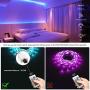 Onforu 65.6ft LED Strip Light, 5050 RGB Dimmable LED Light Strip, Color Changing LED Tape Light, 20m Multi Colored Rope Light with Remote and 24V Power Supply for Bedroom, Party, Living Room