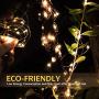 Upgraded 33 Feet 100 Led Fairy Lights Battery Operated with Remote Control Timer, Waterproof 8 Modes Christmas Twinkle String Lights for Bedroom Wedding Party Decor Warm White-4 Pack