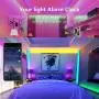 Aoguerbe Led Strip Lights 50 Feet Music Sync Color Changing Led Light Strips with 44-Keys IR Remote Controller RGB Rope Light Smart Led Lights for Bedroom Home Kitchen Party Decoration