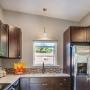 GEPOW Gold Glass Pendant Lighting for Kitchen Island, Hanging Light Fixtures with Seeded Glass for Dining Room, Foyer