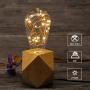 LED Decorative Bulbs,LED ST64 Fairy Light Bulb for Ambient Night Lighting, E26 Standard Base Edison with Starry Decorative String Lights for Bathroom, Bedroom, Living Room(Fairy Bulb ST64-4 Pack)