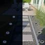 N-HEART 4 Pack Solar Ground Lights 8 LED In-Ground Outdoor Disk Lights,Auto Smart Sensor On/Off Waterproof,Energy Saving Lighting,for Landscape Pathway,Patio,Garden,Yard,Walkway,Lawn,Cool White