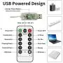 Christmas Tree Decorations Firework Lights, USB Powered Starburst String Lights 480 LED Copper Wire Fairy Lights with 8 Modes and Remote Control Hanging Lights for Holiday Decor (Battery Not Included)
