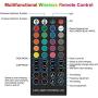 Nitasa LED Strip Lights,5050 RGB Smart LED Lights for Bedroom,32.8ft Color Changing Strip Lights with Bluetooth APP, Sync to Music Bedroom, Party, Holiday Decoration