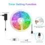 LED Strip Lights for Bedroom - Maxuni 19.6Ft/6M RGB Light with Remote Control Music Sync Color Changing - APP Support Light Strip for Room Kitchen TV