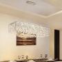 Chandelier Pendant Light Lamp LED Restaurant Hanging Lights Nordic Glass Deco Lighting Living Room fixtures Dining Room Pendant Lamps L100cm W30cm
