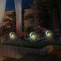 Solar Powered Garden Lights -  Outdoor Decorative Moon Light - Metal Waterproof Solar Garden Light for Pathway, Lawn, Patio, Yard