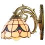 BAYCHEER HL404198 Tiffany Wall Sconce lamp Stained Glass Wall Sconces Lighting for Bedroom Hallway Stairway Balcony Cloakroom 2 Lights