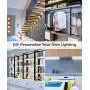 MINGER LED Strip Lights, 32.8ft 6500K Bright White LED Light Strip with Control Box, Strong Adhesive, Dimmable 600 LEDs for Mirror, Living Room, Study, Wardrobe, Cupboard MINGER LED Strip Lights, 32.8ft 6500K Bright White LED Light Strip with Control Box, Strong Adhesive, Dimmable 600 LEDs for Mirror, Living Room, Study, Wardrobe, Cupboard