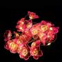 Cherry Blossoms Flower Lights for Girl Bedroom Decorations,10ft 30 LED Waterproof String Lights Indoor Outdoor, Starry Fairy String Lights for Women Home Bedroom Spring Wedding Party Battery Powered