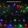 DEWENWILS Battery Operated Christmas Lights with Timer, Photocell Sensor, 22.5ft 40LED C7 LED Christmas String Light, Multi Color, Flash/Twinkle Light String (Strawberry)