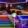 LED Strip Lights,32.8ft RGB 300LEDs Waterproof Light Strip Kits with infrared 44 Key, Suitable for Room,TV, Ceiling, Cupboard Bar Home Decoration