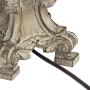 Duval Cottage Table Lamp Crystal Antique White Candlestick Beige Bell Shade for Living Room Family Bedroom Bedside - Barnes and Ivy