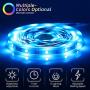 OUSFOT Led Strip Lights Kit 5050 RGB Color Changing 16.4 Feet Flexible Led Light Strip SMD with 44-Keys Remote Control Rope Light for Bedroom Kitchen Bar Party Holiday Decoration