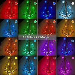 26ft 60 LEDs 16 Color Changing Globe Lights USB Powered, Led Twinkle Lights with Remote, Upgraded 7 Modes String Lights for Bedroom Christmas Independence Day Memorial Day July 4th Patriotic Decor