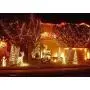 woohaha Solar Fairy String Lights Outdoor Waterproof, 2 Pack 33ft 100LED Solar Powered String Lights for Christmas Patio Home, Wedding, Party (100LED 2pcs, Warm White)