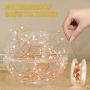 Led Fairy Lights Bedroom, 33 Feet Fairy Lights Plug in, 100 LEDs Remote Control Fairy Lights with 8 Scence ModesTiming Options USB Fairy Lights for Indoor Outdoor Decoration Warm White (White, 33ft)