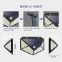 Topkar Solar Lights Outdoor 100 LED 270º Motion Sensor Security Solar Power Wall lamp(4 Pack)