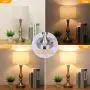 Bedside Touch Lamp with Dual USB Charging Ports, 3 Way Dimmable Nightstand Lamp with Silver Base, USB Touch Control Table Lamp Modern Ambient Light for Living Room, Bedroom, 6W 2700K LED Bulb Included Bedside Touch Lamp with Dual USB Charging Ports, 3 Way Dimmable Nightstand Lamp with Silver Base, USB Touch Control Table Lamp Modern Ambient Light for Living Room, Bedroom, 6W 2700K LED Bulb Included