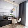 Jaycomey Glass Pendant Lighting,1-Light Chrome Crystal Ceiling Chandelier,Modern Square Ceiling Pendant Light Fixtures for Living Dining Room Bedroom Entryway