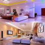 LED Strip Lights, 80ft RGB Led Strip SMD 5050 LED Lights, Color Changing Light Strip with 44 Keys RF Remote Controller 24V UL Power Adapter (White)